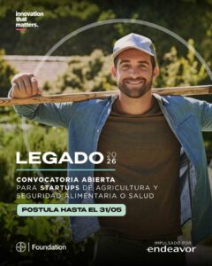 Lee más sobre el artículo Bayer lanza LEGADO 2026: busca startups que transformen la salud y la alimentación