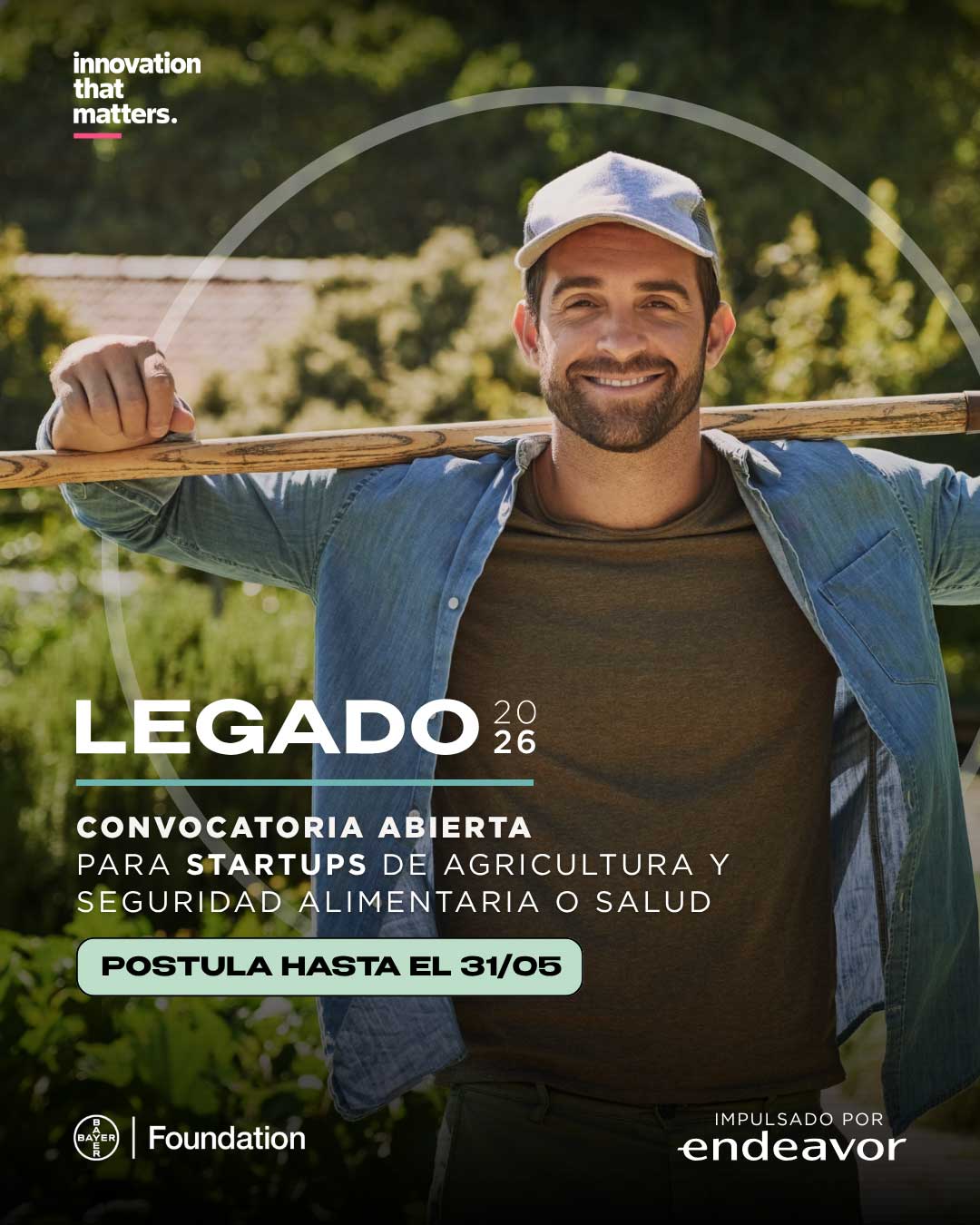 En este momento estás viendo Bayer lanza LEGADO 2026: busca startups que transformen la salud y la alimentación